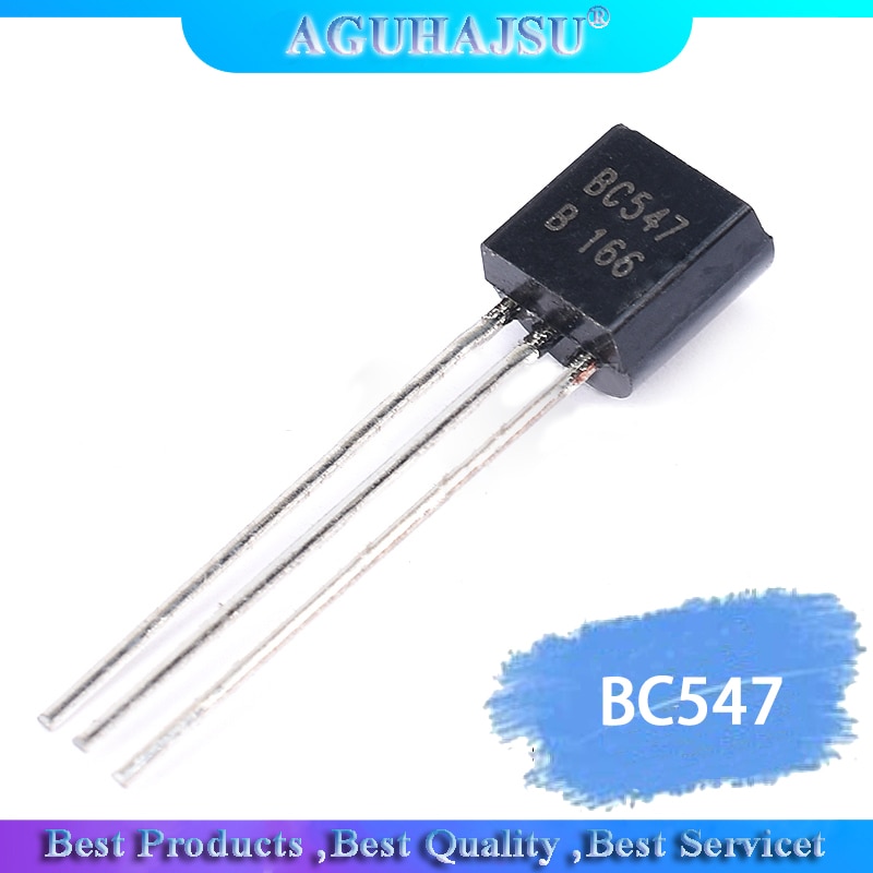 100PCS BC547C TO-92 BC547 TO92 547C new Low power 0.1A 45V