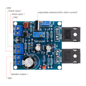 AIYIMA 1Pair 1969M FET Bile Power Amplifier Board 25W+25W 1969 IRFP448 Amplifier Home Sound