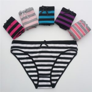 5 Pcs/set New Women's cotton panties Girl Briefs Ms. cotton underwear bikini underwear sexy Ladies Briefs