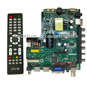 100% test working for TP.V56.PB826 Replace New Authentic LCD Universal Motherboard TP.V56.PB816 + Remote