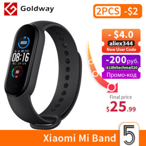 Xiaomi Mi Band 5 Smart Bracelet 4 Color AMOLED Screen Miband 5 Smartband Fitness Traker Bluetooth Sport Waterproof
