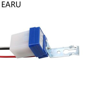 Automatic On Off Photocell Street Lamp Light Switch Controller DC AC 220V 50-60Hz 10A Photo Control Photoswitch