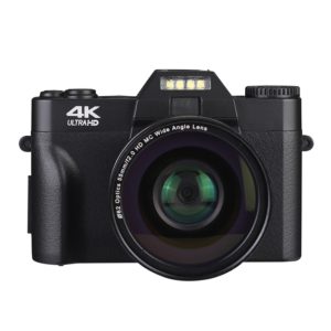 KOMERY Digital Camera 4K Camera 3.0 Inch LCD Flip Screen Video Camera 16X Digital Zoom HD Output Support WiFi Selfie Cam