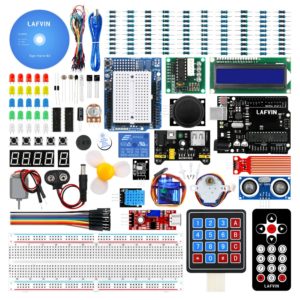 Super Starter Kit for Arduino UNO R3 - Uno R3 Breadboard / Step Motor / 1602 LCD / jumper Wire / with CD Tutorial