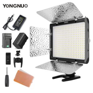 30W 5600K/3200K On-Camera 396 Bulbs LED Video Light  Dimmable Photographic Lighting for Canon Nikon Pentax DSLR