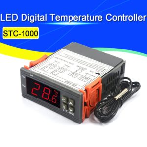STC-1000 STC 1000 LED Digital Thermostat for Incubator Temperature Controller Thermoregulator Heating Cooling 12V 24V 220V