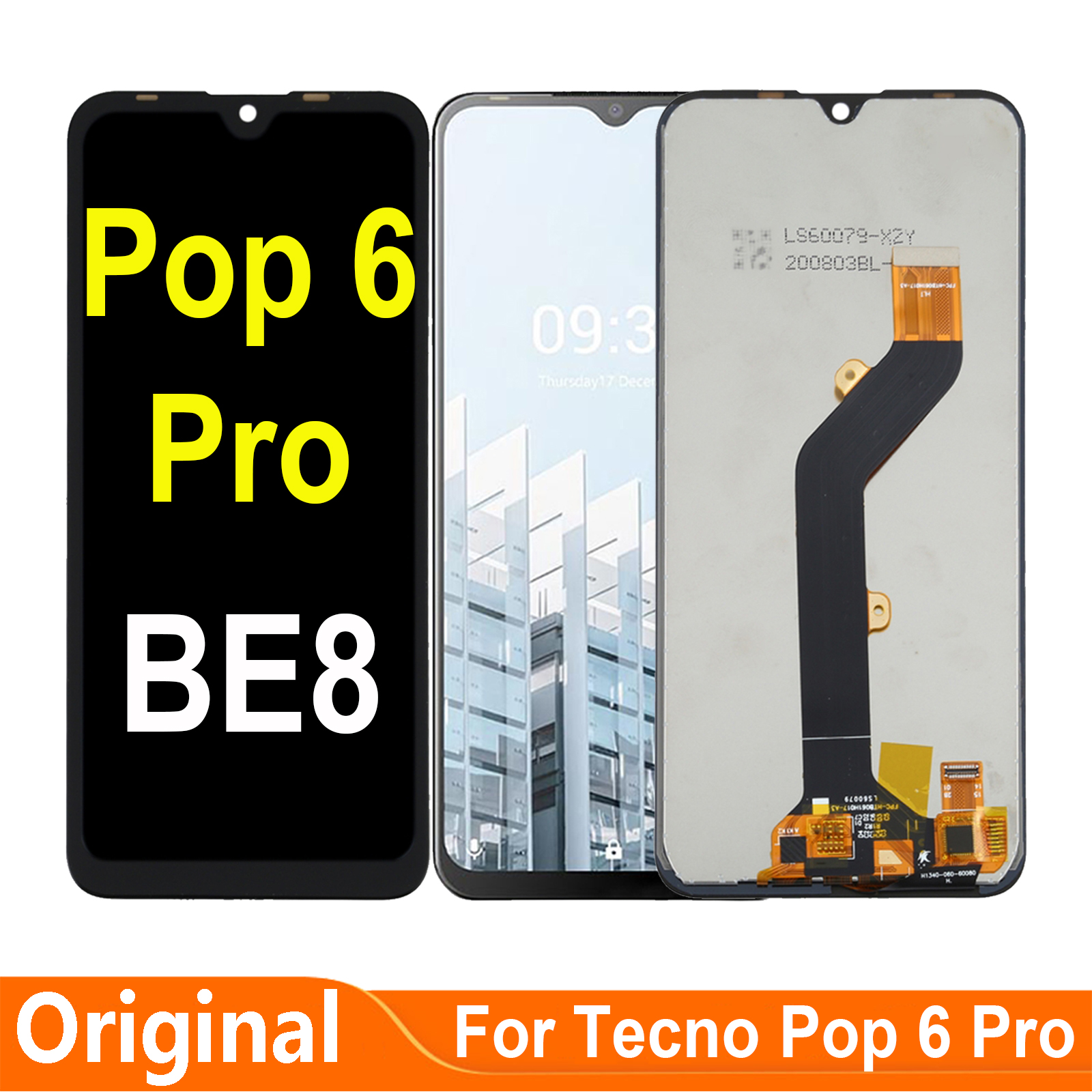 lcd sreen for tecno pop 6 - Image 1