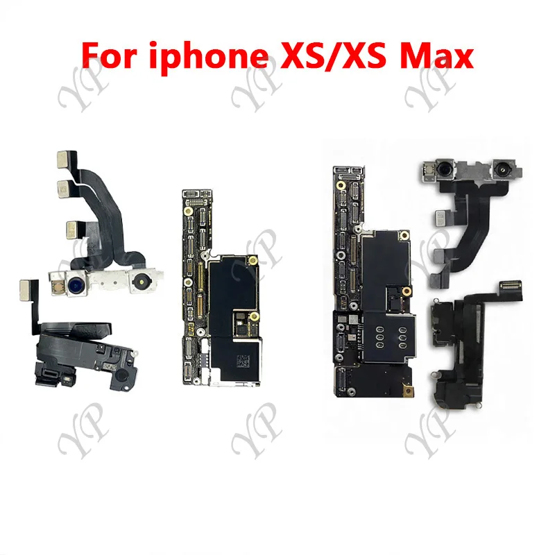 For iPhone X/XR/XS/XS Max 64g/256g Fully Tested Cleaned iCloud Original Mainboard Authentic Compatible With iPhone Motherboard