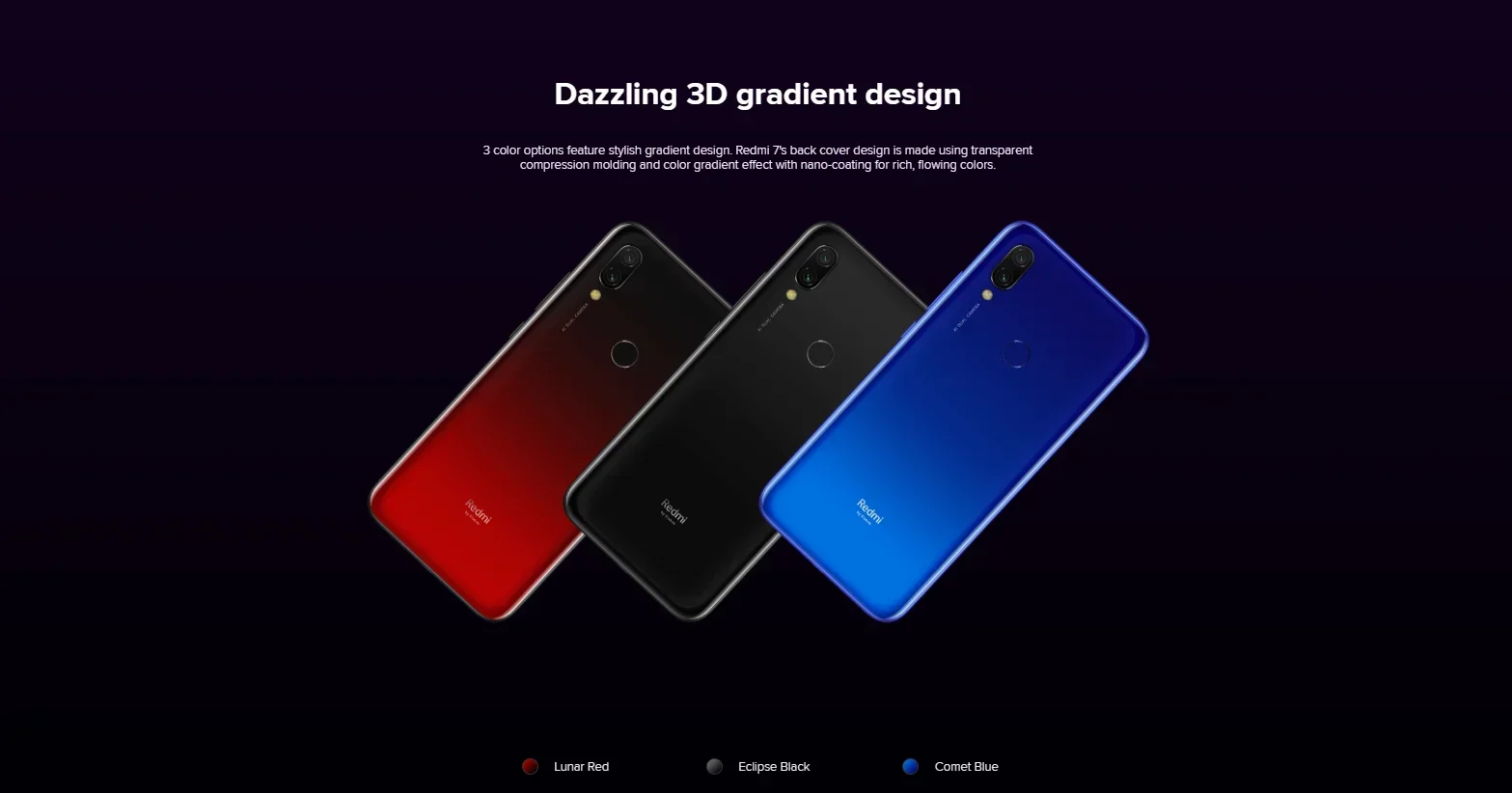 Original Xiaomi redmi 7 4GB 64GB Global Rom celular googleplay Fingerprint Octa-core 4G Smartphone