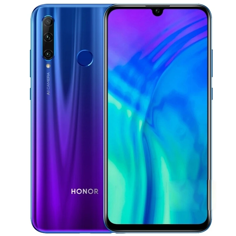HONOR 20i smartphone global firmware Android 9.0 CPU Haisi Qilin 710  6.21 inch front camera 32MP used phone