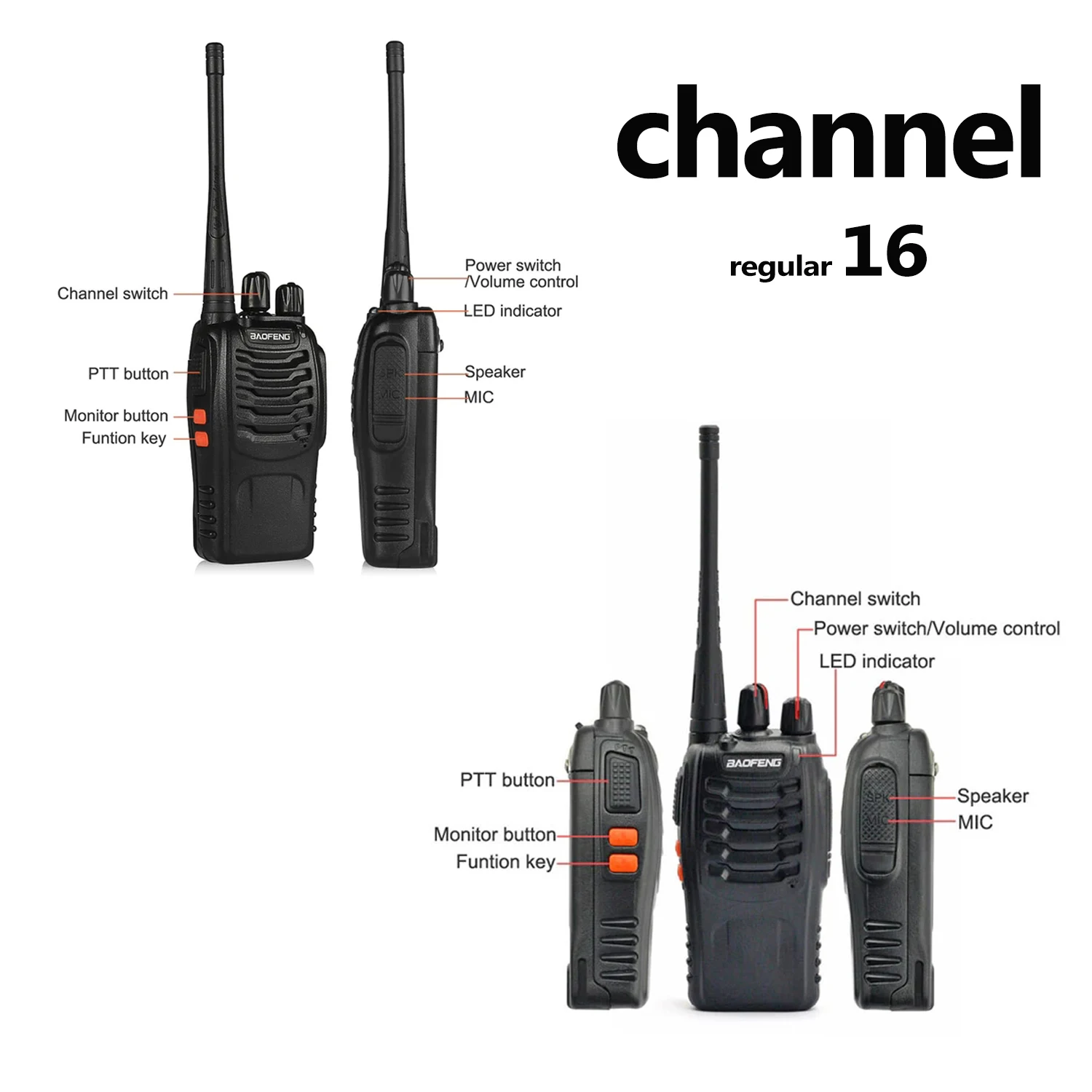 2pcs 4pcs 6pcs Wholesale Original Baofeng BF-888S 5km Long Range Walkie Talkie Two Way Radio Channel 16 self-driving travelling 2pcs 4pcs 6pcs Wholesale Original Baofeng BF-888S 5km Long Range Walkie Talkie Two Way Radio Channel 16 self-driving travelling