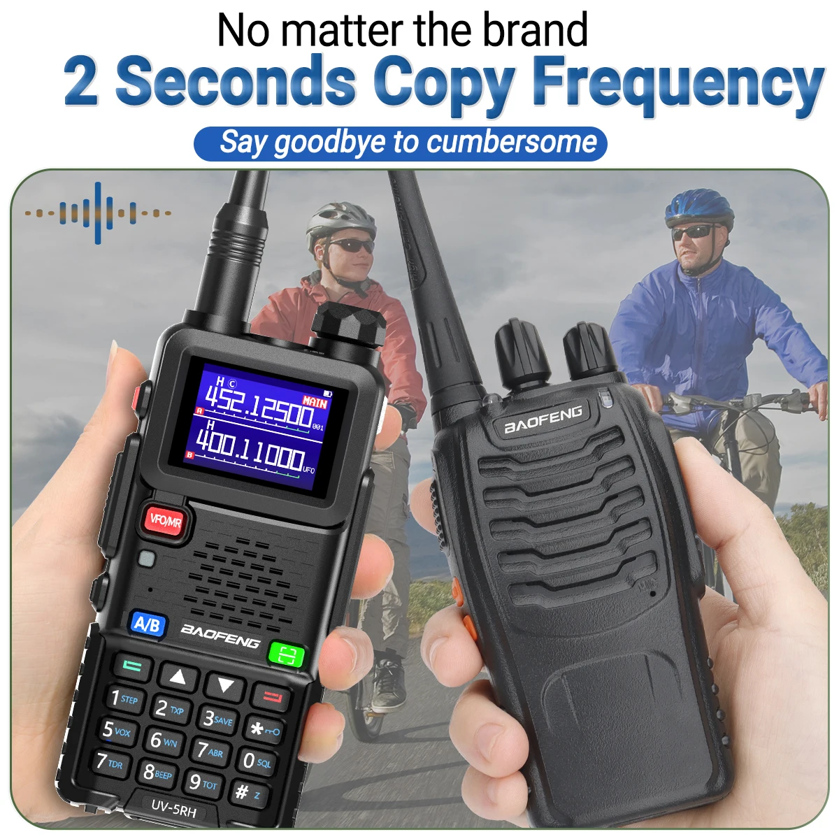 Baofeng UV 5RH 10W Air Band Walkie Talkie Long Range Wirless Copy Frequency Two Way Ham Radio Type-C Baofeng UV 5R Transceiver
