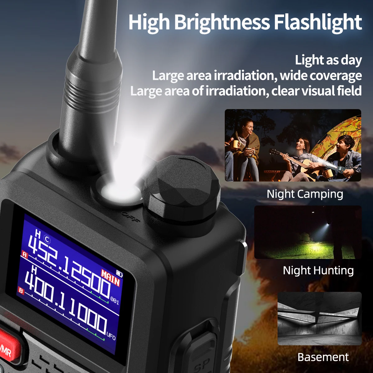 Baofeng UV 5RH 10W Air Band Walkie Talkie Long Range Wirless Copy Frequency Two Way Ham Radio Type-C Baofeng UV 5R Transceiver