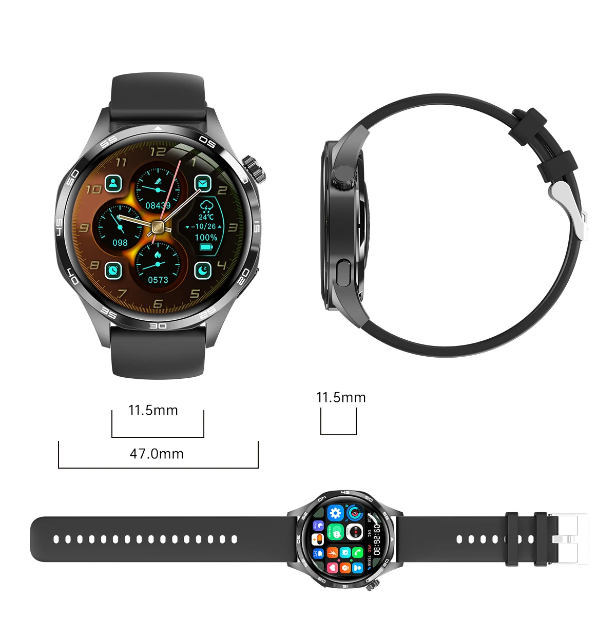 GT5 PRO Smart Watch Men Watch 5 Pro AMOLED HD Screen Bluetooth Call GPS Trajectory NFC Heart Rate Compass SmartWatches 2024 New GT5 PRO Smart Watch Men Watch 5 Pro AMOLED HD Screen Bluetooth Call GPS Trajectory NFC Heart Rate Compass SmartWatches 2024 New