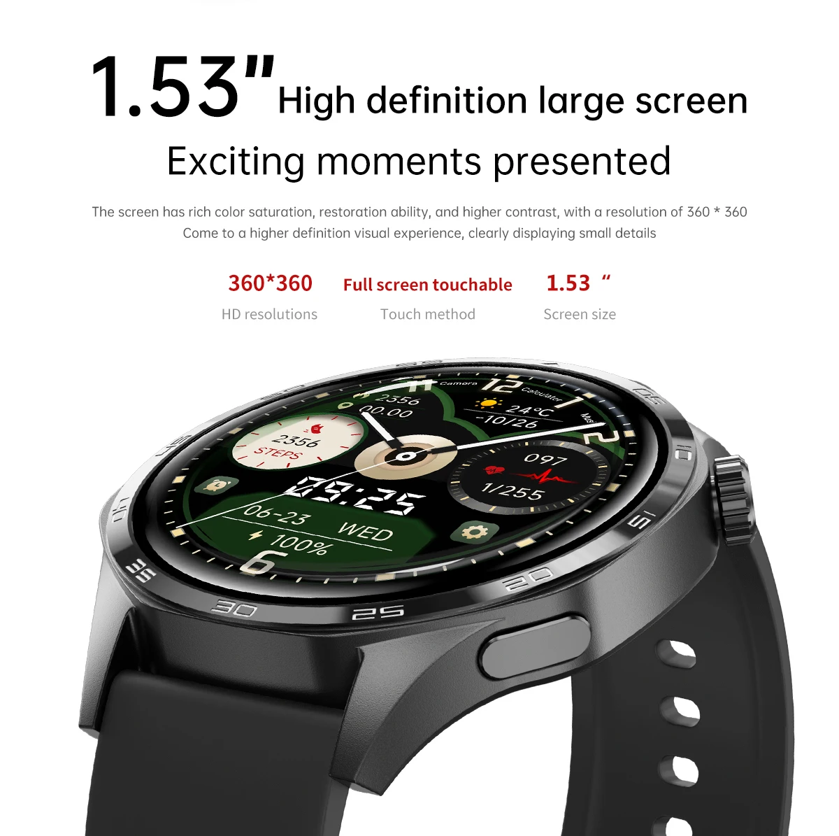 GT5 PRO Smart Watch Men Watch 5 Pro AMOLED HD Screen Bluetooth Call GPS Trajectory NFC Heart Rate Compass SmartWatches 2024 New GT5 PRO Smart Watch Men Watch 5 Pro AMOLED HD Screen Bluetooth Call GPS Trajectory NFC Heart Rate Compass SmartWatches 2024 New
