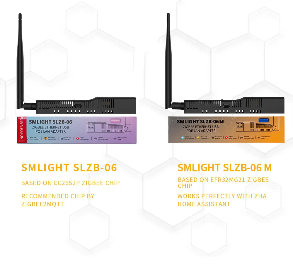 SMLIGHT SLZB-06/M/P7 Zigbee 3.0 to Ethernet,USB,and WiFi gateway coordinator with PoE,works with Zigbee2MQTT,Home Assistant,ZHA