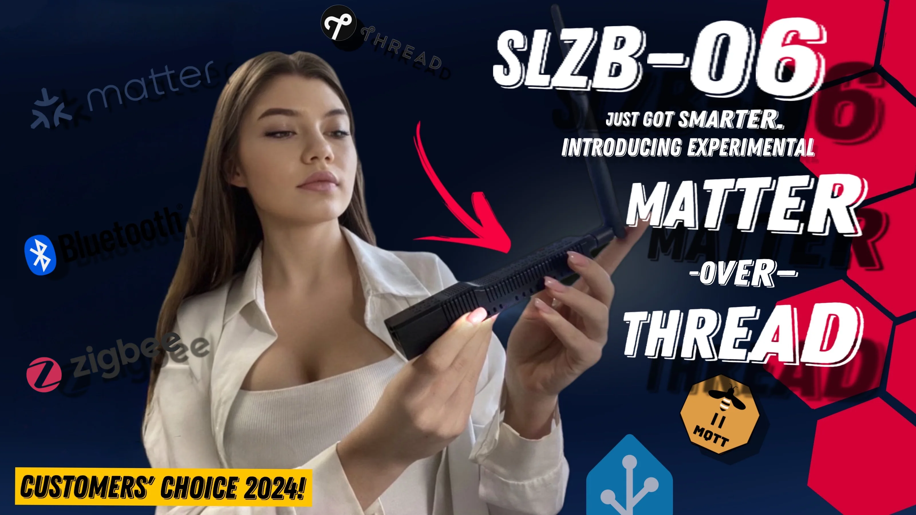 SMLIGHT SLZB-06/M/P7 Zigbee 3.0 to Ethernet,USB,and WiFi gateway coordinator with PoE,works with Zigbee2MQTT,Home Assistant,ZHA