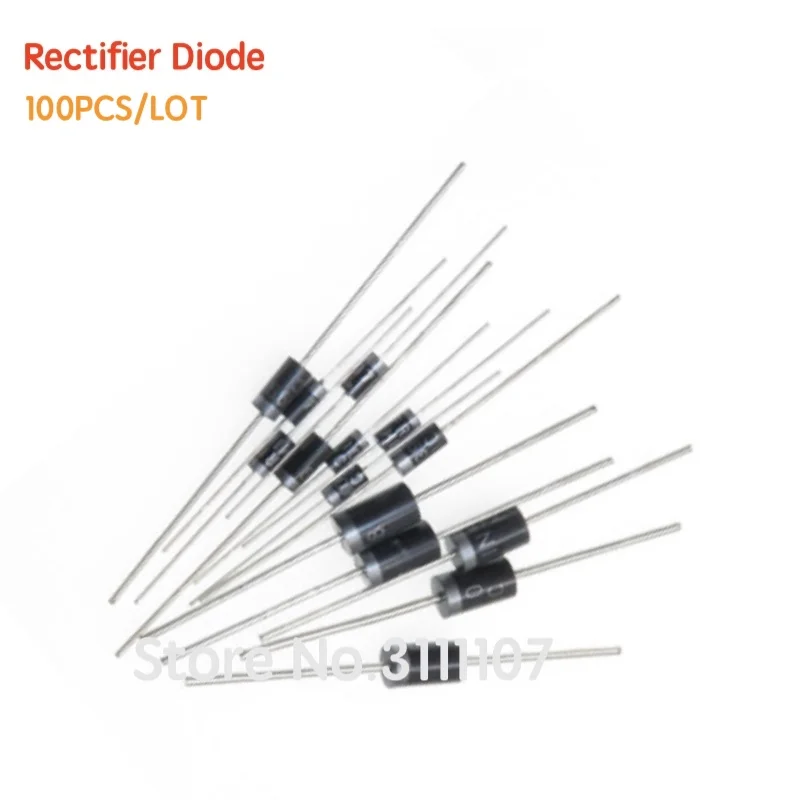 100PCS/LOT FR104 FR107 FR157 FR207 RL207 HER104 HER107 HER108 HER207 Schottky Rectifier Diode