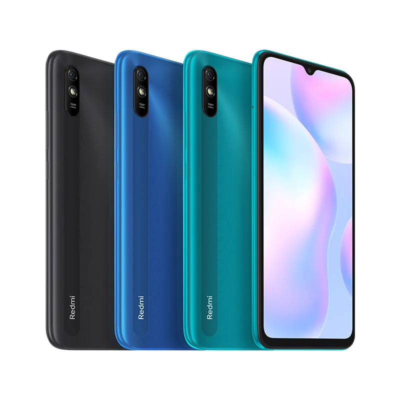 Original Xiaomi Redmi 9A/10A Global Firmware Smartphone 4GB+64GB/128GB Unlocked Xiaomi Smart Phone Free Case Glass Film Cellular