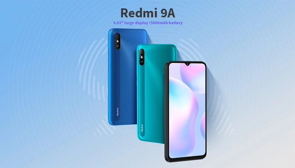 Xiaomi Redmi 9A /9AT Global VERSION 2GB 32GB 5000mAh 6.53 inch Cellphone MTK Helio G25 Octa Core 13MP 4G Smartphone Xiaomi Redmi 9A /9AT Global VERSION 2GB 32GB 5000mAh 6.53 inch Cellphone MTK Helio G25 Octa Core 13MP 4G Smartphone