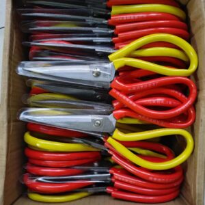 Maoxiang P02 Scissors, Yellow and Red Scissors, Household Tailoring, Sewing Scissors, Leather Civilian