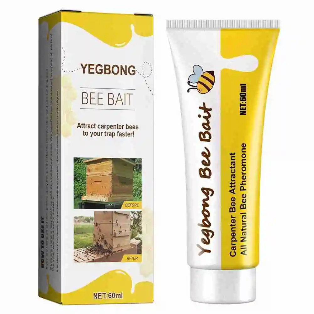 Bee Bait Bee Queen Pheromone Easy Catching Lure Bait Swarm Honey Hive Attract Outdoor Beekeeping Bee Attractant Bait