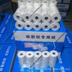 Factory wholesale 57*50*30 m thermal cash register paper supermarket receipt paper 58 paper thermal printing paper thermal