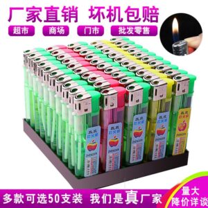 Cheap Disposable 721 Transparent Plastic Electronic Lighter 156 Windproof Lighter 606 Regular 909 Open Flame