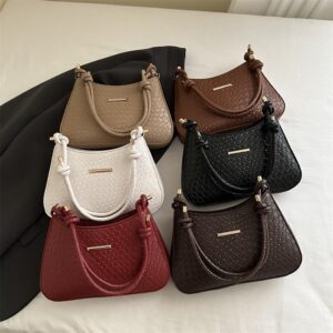 New Commuting Solid Color Underarm Bag Crossbody Bag Casual Fashion Shoulder Bag 2025 Spring