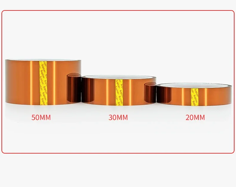 Kapton Tape 5/10/-50mm /100ft Heat Resistant High Temperature High insulation electronics industry welding Polyimide Tape Kapton Tape 5/10/-50mm /100ft Heat Resistant High Temperature High insulation electronics industry welding Polyimide Tape