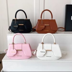Trendy Solid Color Versatile High-End Retro Small Square Bag for Women, Fashionable Casual Personality