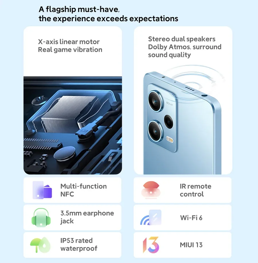 Global Rom Xiaomi Redmi Note 12 5G Smartphone 128GB/256GB 6.67'' GOLED Display 120Hz Snapdragon 4 Gen1 48MP Dual Camera 33W used