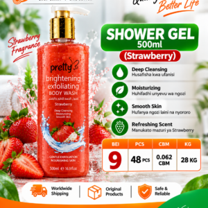 shower gel 500ml strawberry