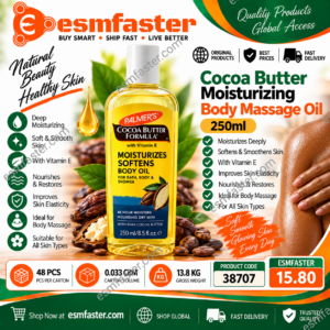 cocoa butter moistriring body massage oli 38107