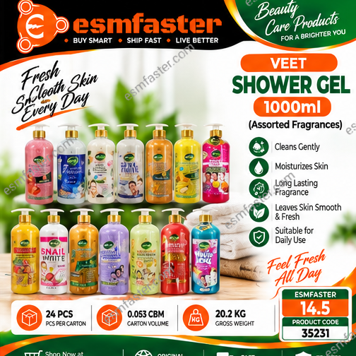 shower gel 1000ml 35231 - Image 1