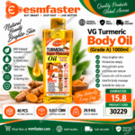 VG Tumaric bbody oil grade A 1000ml  30229