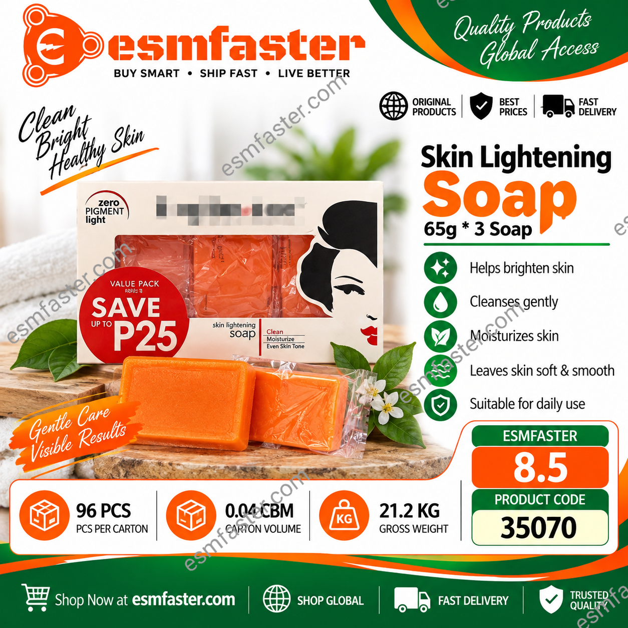 Skin lightening soap 35070 - Image 1