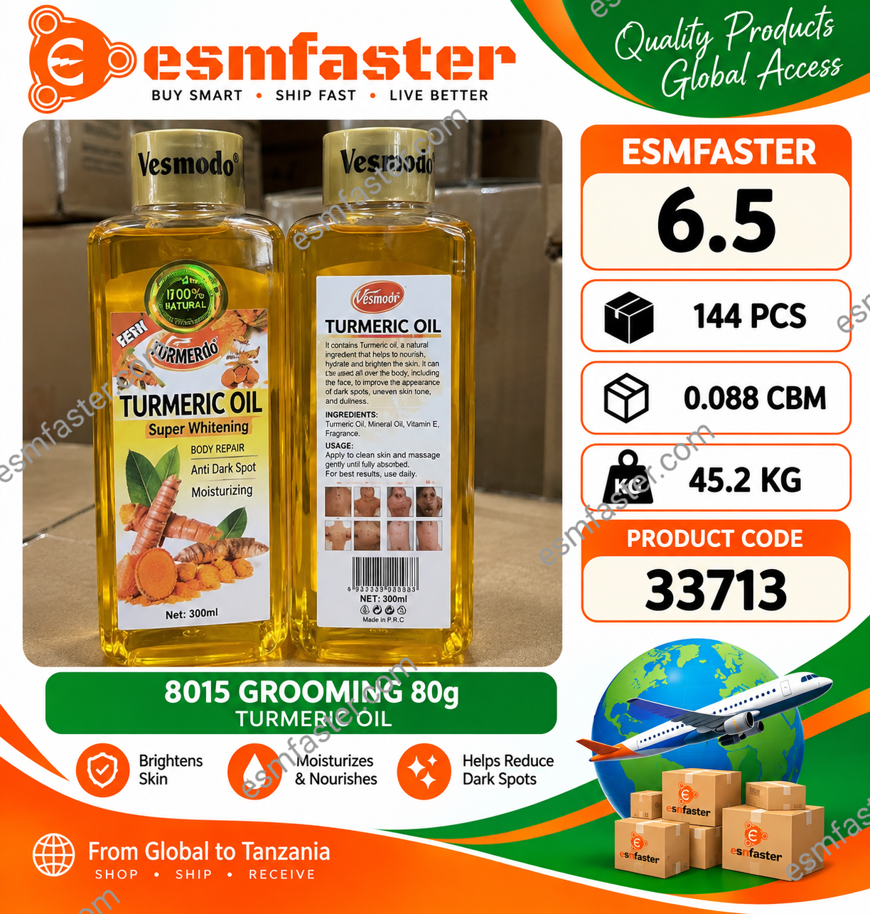 tumeric oil 80g esm33713 - Image 1