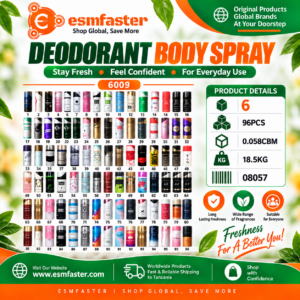 deodorant body spray